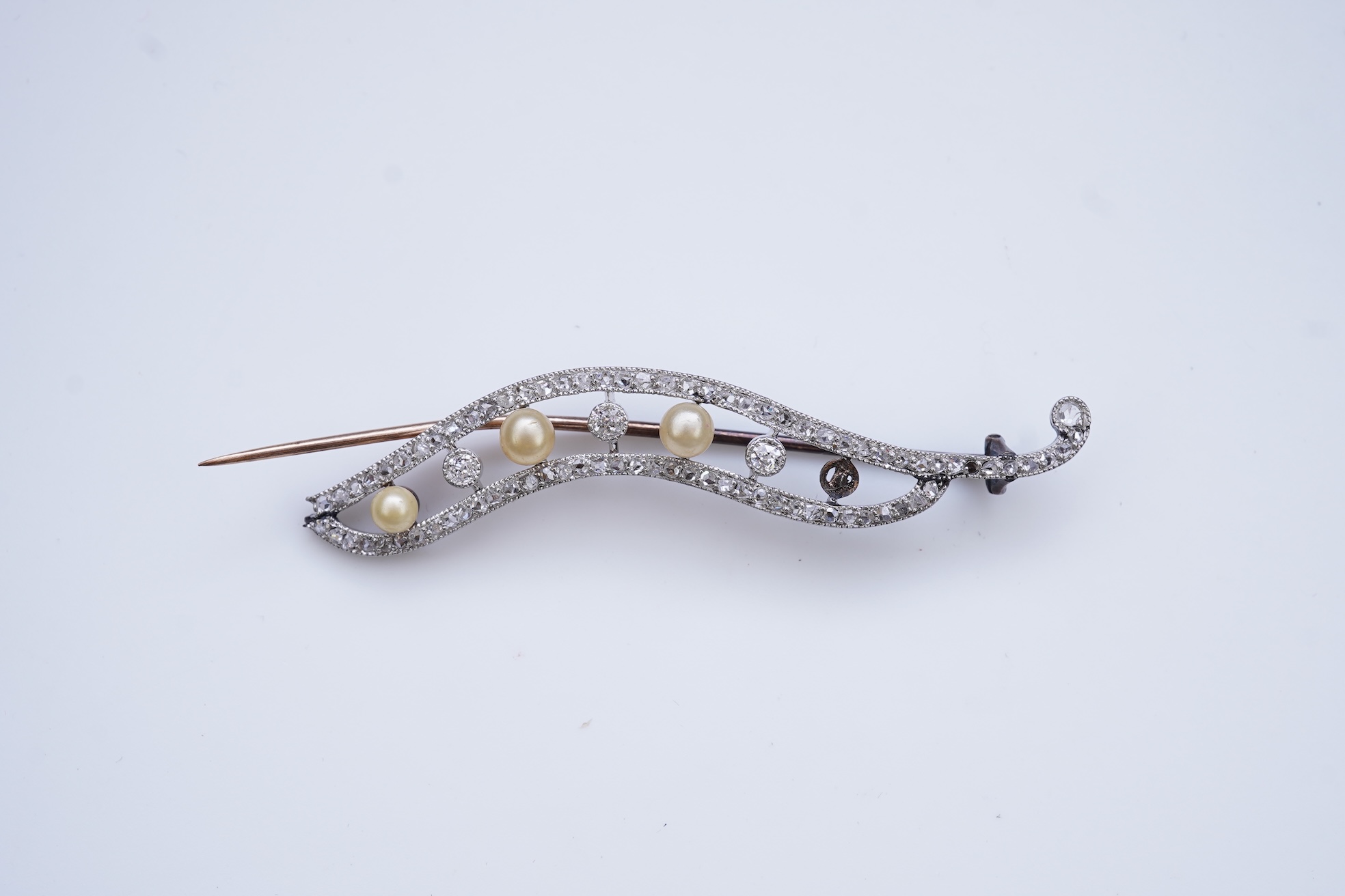 A diamond brooch, circa 1920